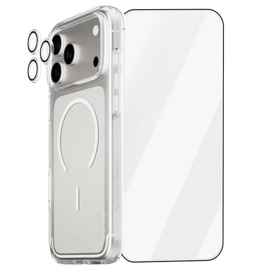 Panzer Glass Pack de Protección 3 en 1 para iPhone 17 Pro Max Modelo Insignia Transparente