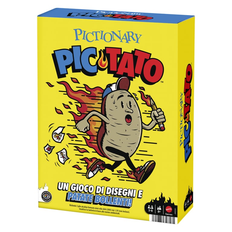 Jeu de Société Mattel Pictionary Pic-Tato – Dessin Multijoueur 8 Ans+ - vue 2
