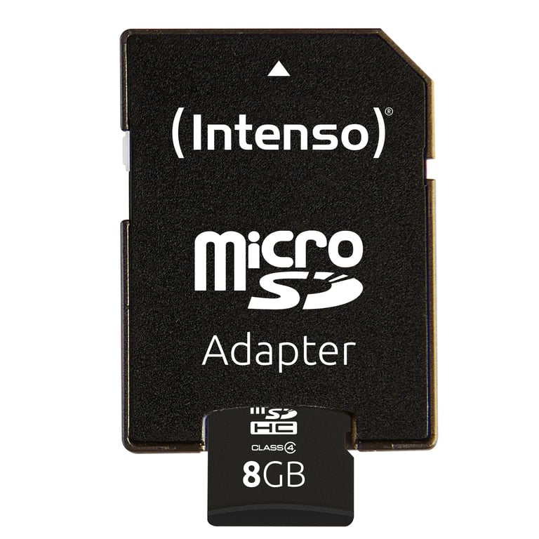Intenso 3403460 mémoire flash 8 Go SDHC Classe 4 Neuf - vue 3