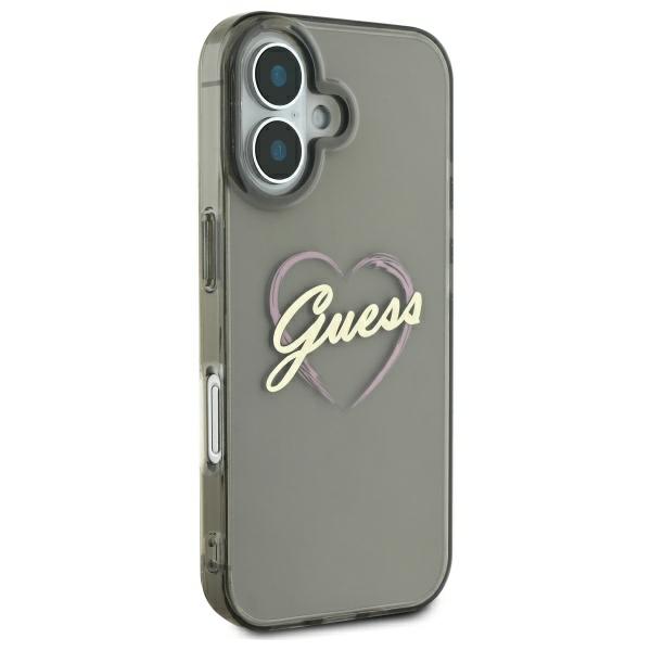 Coque Guess Hardcase IML Heart pour iPhone 16 Plus - vue 2