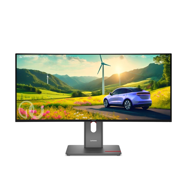 Lenovo ThinkVision P34WD 40 Écran LED incurvé 34 3440 x 1440 @ 120 Hz IPS 350 cdm² 2000:1 DisplayHDR 10 4 ms HDMI DisplayPort USB C eclipse - vue 3