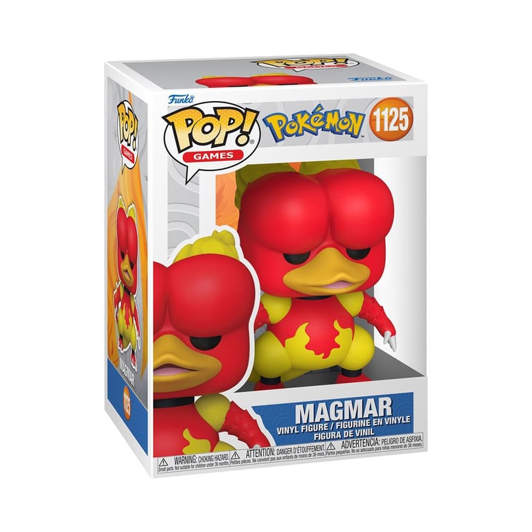 Figurine Funko Pop Games Pokémon Magmar - vue 4
