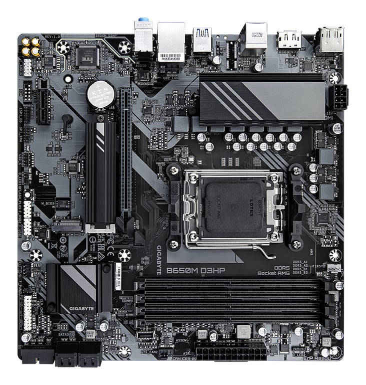 Gigabyte B650M D3HP - vue 3