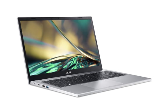 Acer Aspire 3 A315-24P-R5GA AMD Ryzen™ 5 7520U Ordinateur portable 39,6 cm (15.6'') Full HD 16 Go LPDDR5-SDRAM 512 Go SSD Wi-Fi 6 (802.11ax) Endless OS Français Argent
