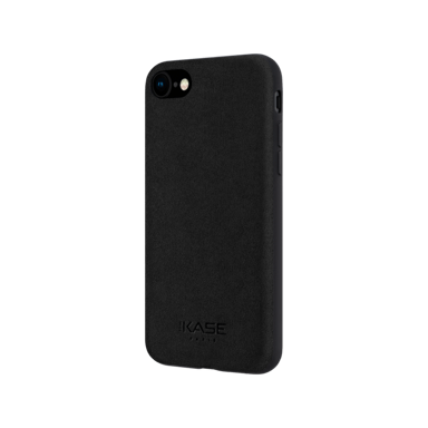 Coque en Suéde Alcantara pour Apple iPhone 7/8/SE 2020/SE 2022, Minuit Noir