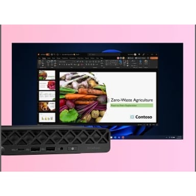 HP ELITEDESK 8 MINI G1I U9-285T - 64G 1TB W11P WIFI7 USB-C 15W 3Y - Versione Tedesca