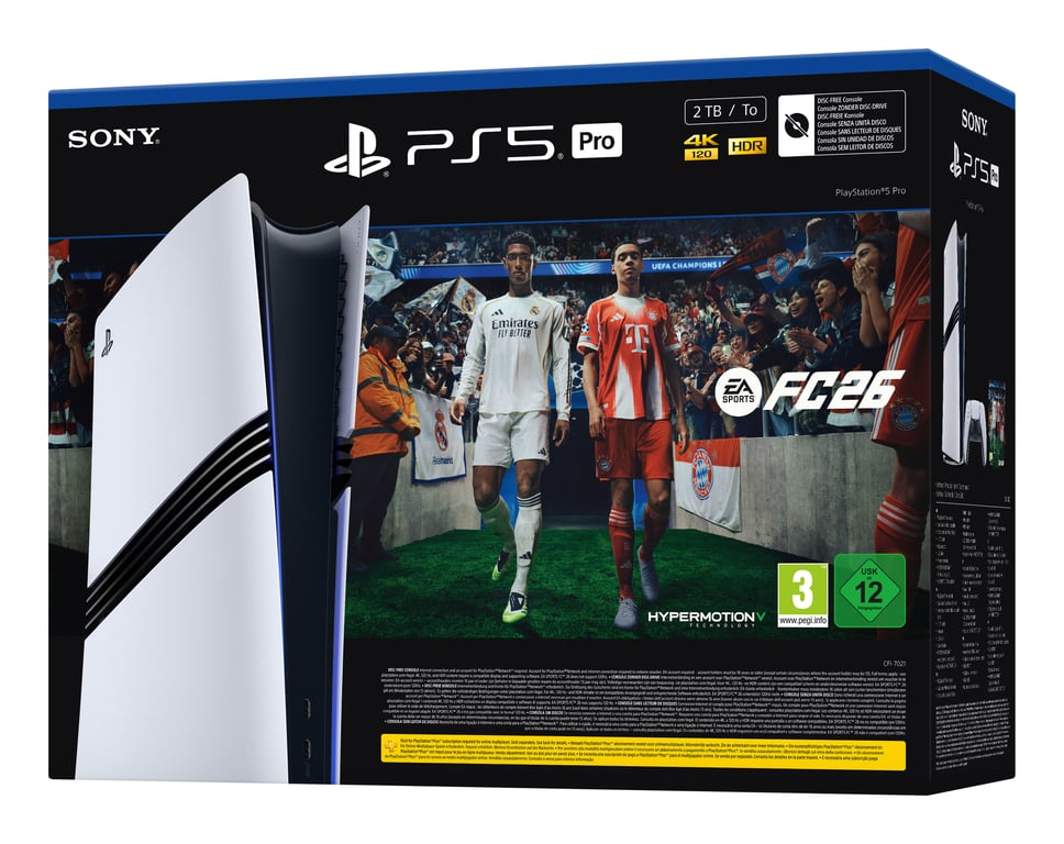 Console Sony PS5 Pro + EA SPORTS FC 26 2TB - vue 5