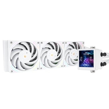 Thermalright Frozen Vision 360 V2 Raffreddamento a Liquido 360mm Display 2,88'' 69 CFM ARGB Bianco