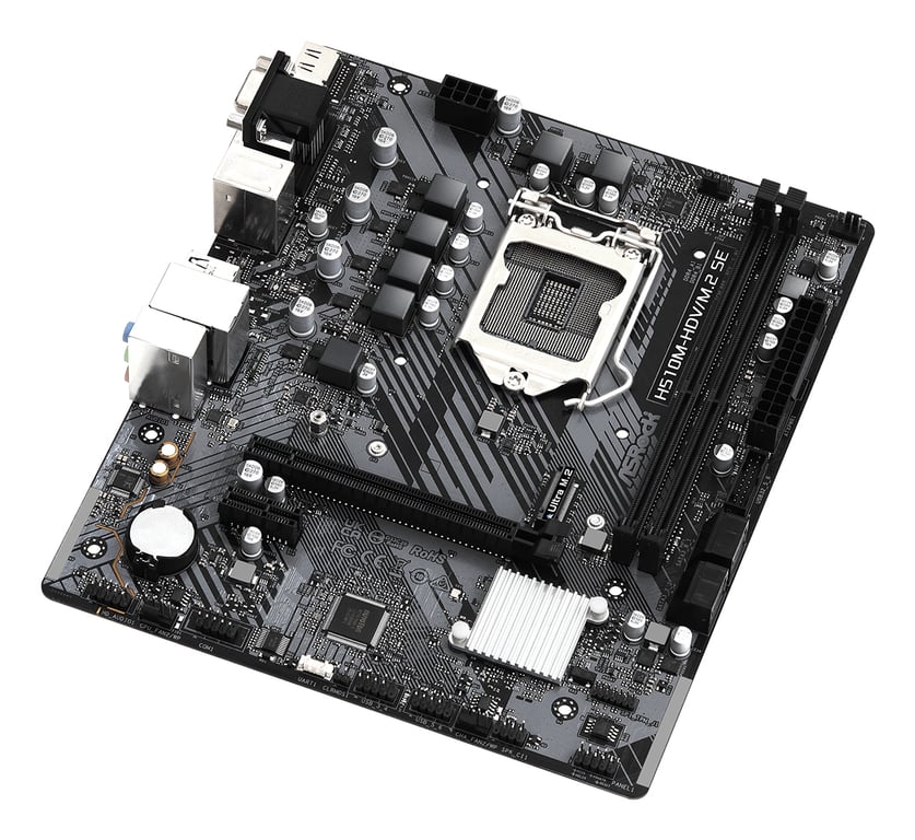 ASRock H510M HDV/ .2 SE - vue 3