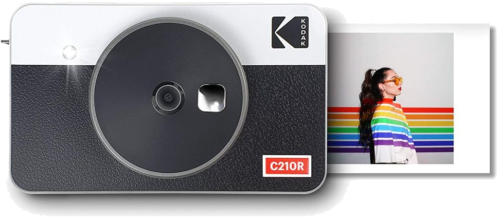 KODAK Mini Shot Combo 2 Retro C210R - Appareil Photo Instantané (Photo format Carte de Crédit 5,3 x 
