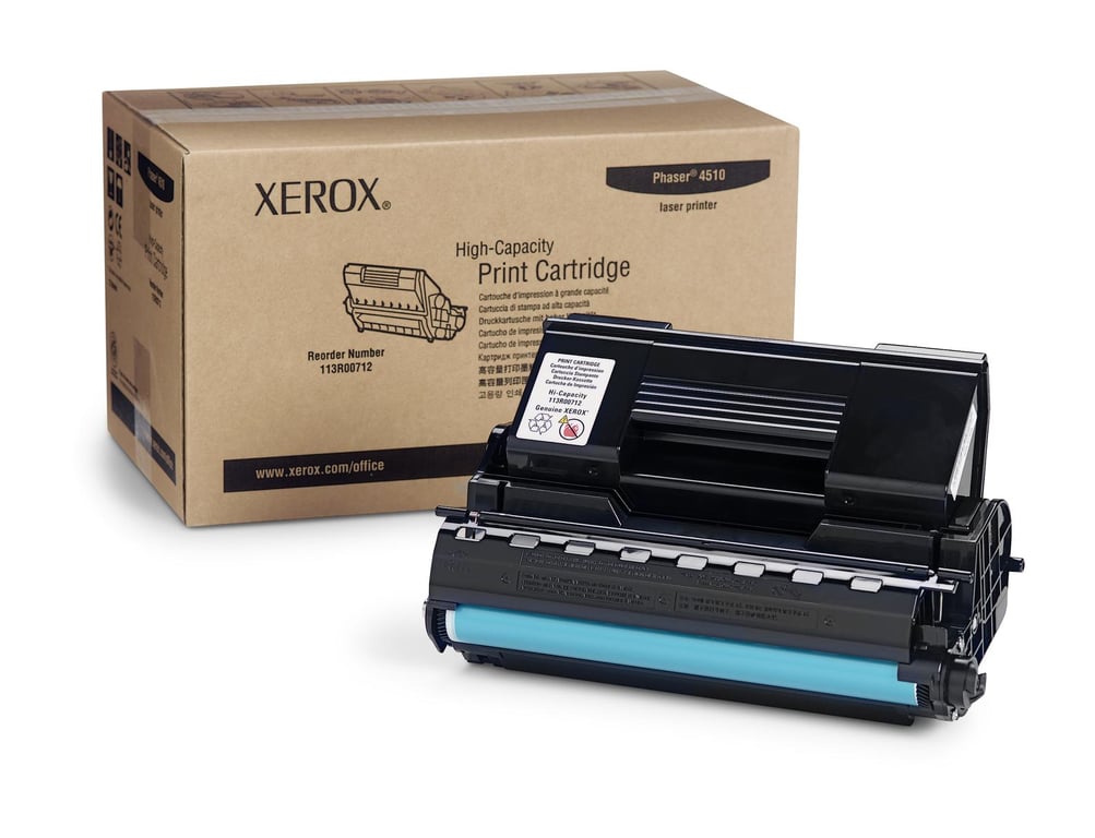 TONER ORIGINALE XEROX 113R00712 NERO STAMPA 19.000 PAGINE SPEDIZIONE GRATUITA Neuf