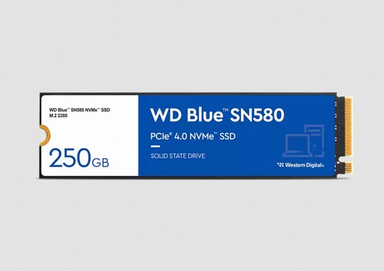 Western Digital Blue SN580 250 Go M.2 PCI Express 4.0 NVMe TLC
