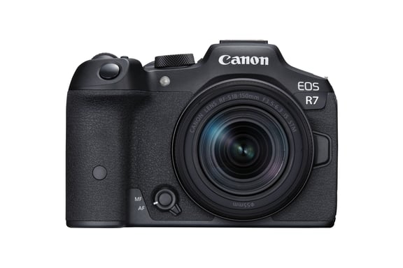 Canon EOS R7 + RF-S 18-150mm F3.5-6.3 IS STM + EF- R MILC 32,5 MP CMOS 6960 x 4640 Pixeles Negro