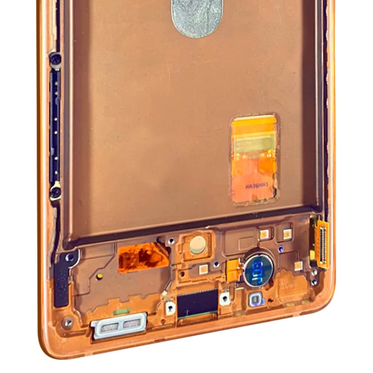 Bloc Complet pour Samsung Galaxy S20 FE 4G Écran LCD Vitre Tactile Orange - Neuf