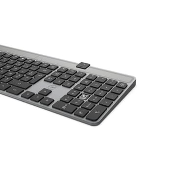 Clavier sans fil MOBILITY LAB KS720W AZERTY Solaire USB-C Noir Full-size Pavé Numérique