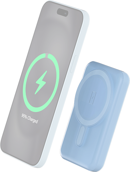 Batterie externe BigBen Connected MagSafe 5000 mAh Magnet USB A+C - vue 10