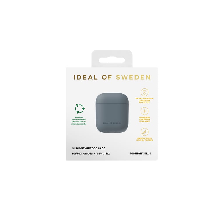 Coque Silicone iDeal of Sweden pour Apple AirPods 1/2 – Design Protecteur, Matériaux Recyclés - vue 6