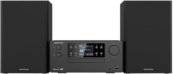 M-925DAB-B Micro-chaîne HiFi avec CD, USB, FM RDS, Dab+ Bluetooth Audio-Streaming 2x50W, Couleur : Noir - Neuf