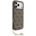 Custodia MagSafe Guess 4G Charms Collection per iPhone 17 Pro Max marrone