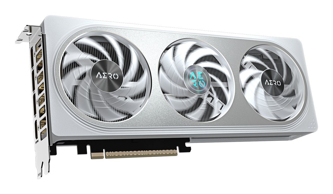 GIGABYTE GeForce RTX 5060 AERO OC 8G Carte Graphique 8GB GDDR7 128bit PCI E 5.0 2595 MHz Fréquence du cœur 3 x DisplayPort 1 x HDMI GV N5060AERO OC 8GD Neuf - vue 3