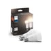 Pack de 2 ampoules connectées Philips Hue White E27 75W pour une ambiance lumineuse personnalisable