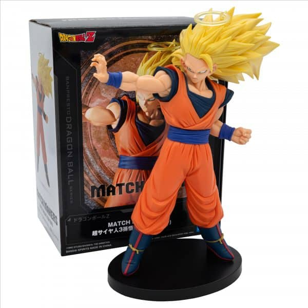 Figurine Banpresto Dragon Ball Z Match Makers Super Saiyan 3 Son Goku vs Majin Buu - vue 3