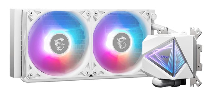 MSI MAG CORELIQUID I240 Processore Kit di raffreddamento a liquido 12 cm Bianco 1 pezzo(i)