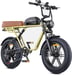 Vélo tout-terrain électrique ENGWE M1 20 pouces avec batterie 48 V 15,6 Ah, VTT tout suspendu 250 W - Jaune