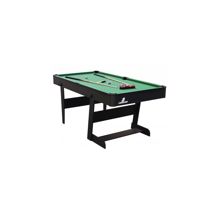 Billard pliable Hustle XL Cougar - Idéal pour les espaces réduits - Neuf