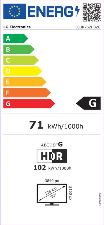 LG 50UR762H3ZC TV Hospitality 127 cm 50 4K Ultra HD 400 cdm² Smart TV Neuf - vue 2