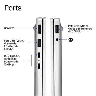 OmniBook 3 16 by0012nf 16 AMD Ryzen 5 Pro RAM SSD - vue 6