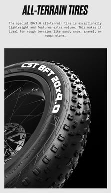 SHENGMILO S900 Bicicleta Eléctrica de Montaña de Doble Suspensión con Batería de 60 V y 30 Ah