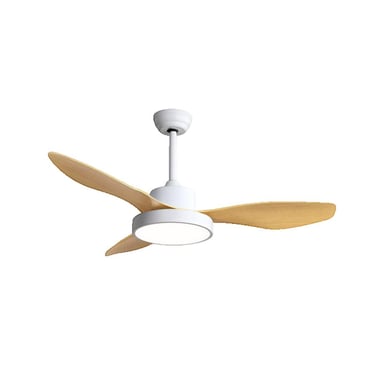 Ventilador de techo Fabrilamp hayate 24 W blanco/abeja