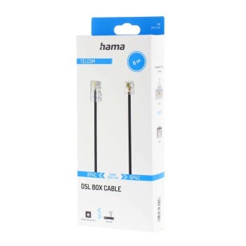 Cable DSL, 8p4c conector modular macho - 6p4c conector modular macho, 6 m