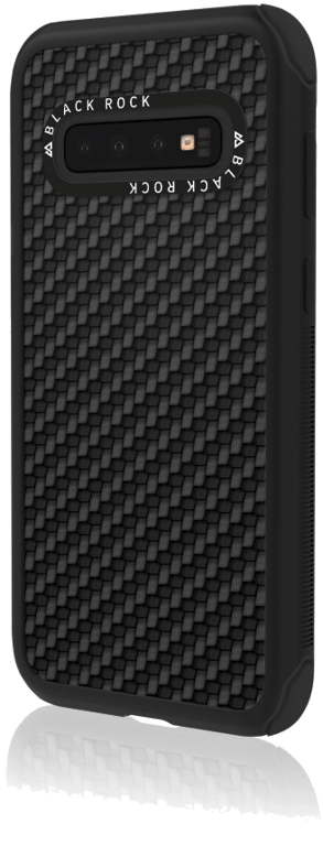 Coque de protection Robust Real Carbon pour Samsung Galaxy S10, Noir