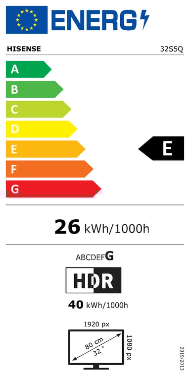 Hisense 32S5Q 81 3 cm 32 Full HD Smart TV Wifi Neuf - vue 2