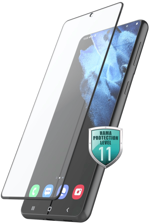 Verre de protection Full-Screen 3D pour Samsung Galaxy S21+ (5G), noir