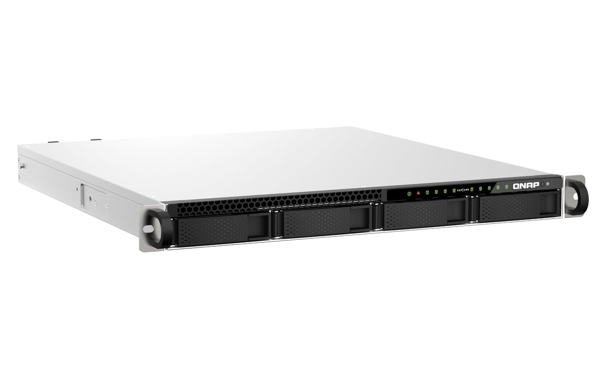 QNAP TS-h987XU-RP NAS Rack (1 U) Intel Xeon E E-2334 16 Go DDR4 QuTS hero Noir, Argent - Neuf