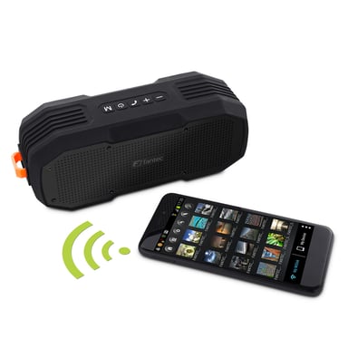 Fantec Novi T30 Enceinte portable stéréo Noir 10 W