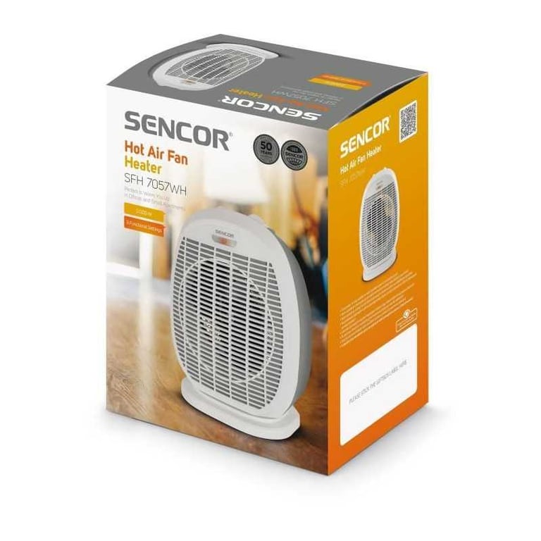 Radiateur a air chaud SENCOR SFH 7057WH 2 niveaux de chauffage Thermostat - vue 4