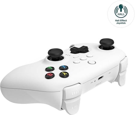8BitDo Ultimate 2.4G Wireless HALL EFFECT - Edición Blanca