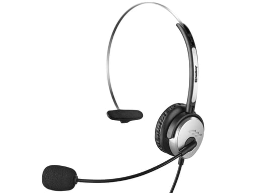 Sandberg 326-14 cuffia e auricolare Cablato A Padiglione Ufficio USB tipo A Nero, Argento (USB Mono Headset Saver - USB Mono Headset Saver, - Headset, Head-band, Office/Call center, Black, Silver, Monaural, Mute - Warranty: 60M)