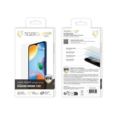 Tiger glass plus verre trempe recycle xiaomi redmi 12c