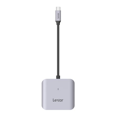 Lexar LRW510U-BNHNG Lettore di schede di memoria USB 3.2 Gen 2 (3.1 Gen 2) Type-C Grigio