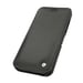 Funda de piel Apple iPhone 11 Pro Max - Solapa horizontal - Negro - Piel lisa