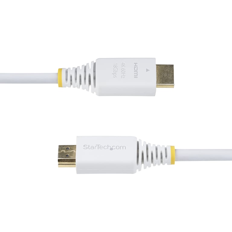 StarTech.com HDMI2-CABLE-4K60-6FW câble HDMI 1,8 m HDMI Type A (Standard) Blanc - Neuf
