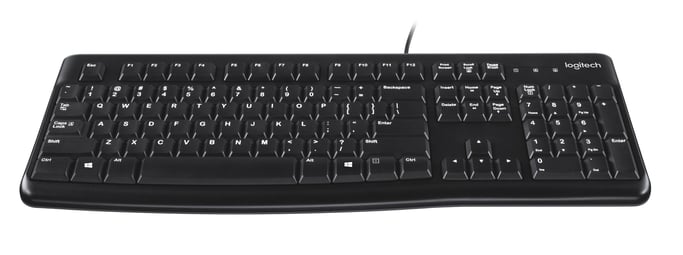 Logitech Keyboard K120 for Business Teclado USB QWERTY inglés Negro
