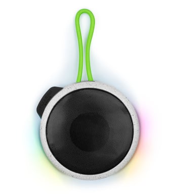 Speaker Bluetooth 5.0 15W IP54 con effetti luminosi e cordino