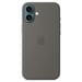 Apple Coque en silicone avec MagSafe pour iPhone 16 Plus - Gris minéral Apple (brand) iPhone 16 Plus