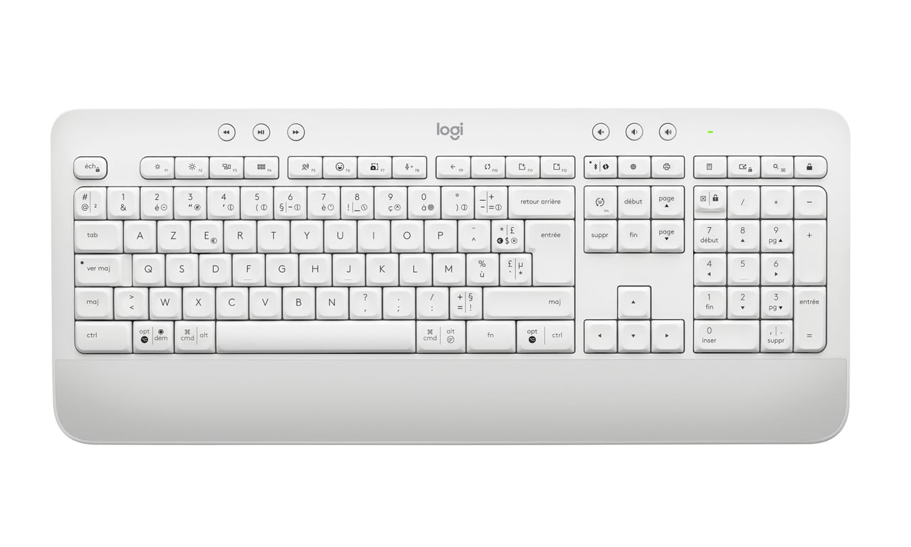 Clavier Sans fil Logitech Signature K650 AZERTY Ergonomique avec repose poignets - vue 2